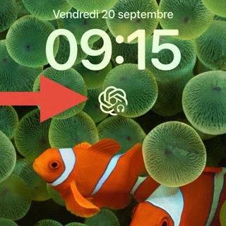 Raccourci ChatGPT vocal sur l'écran verrouillé de l'iPhone avec IOS 18